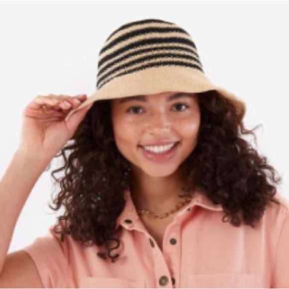 NEW Summer & Rose Striped Bucket Hat - Picture 2 of 7